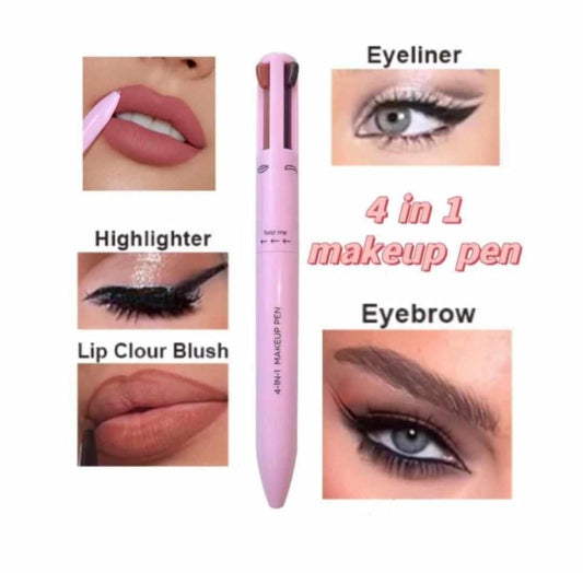 4-in-1 Makeup Touch Up Pen - Concealer, Lip, Brow & Blush All-in-One