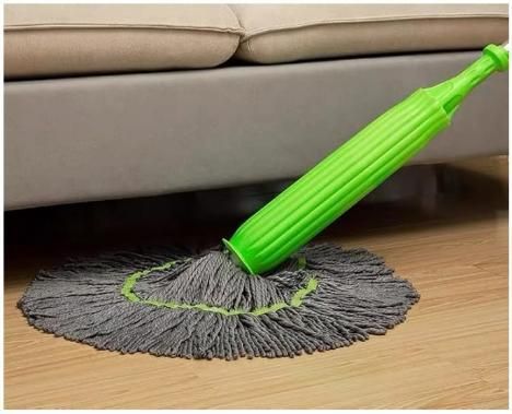 No More Back Pain "5X Faster Mopping - Automatic Rotating Mop System with Bucket"