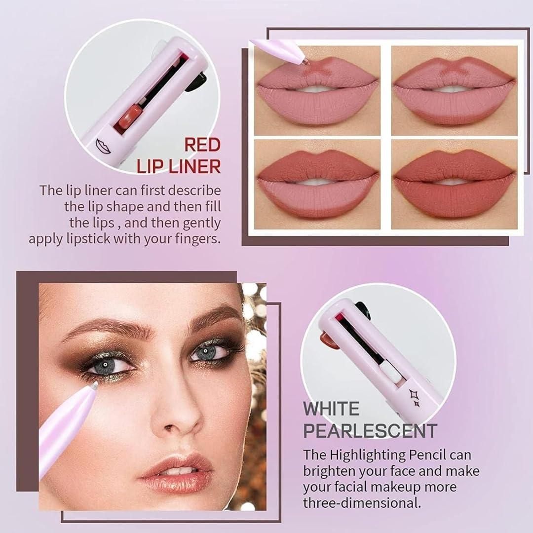 4-in-1 Makeup Touch Up Pen - Concealer, Lip, Brow & Blush All-in-One