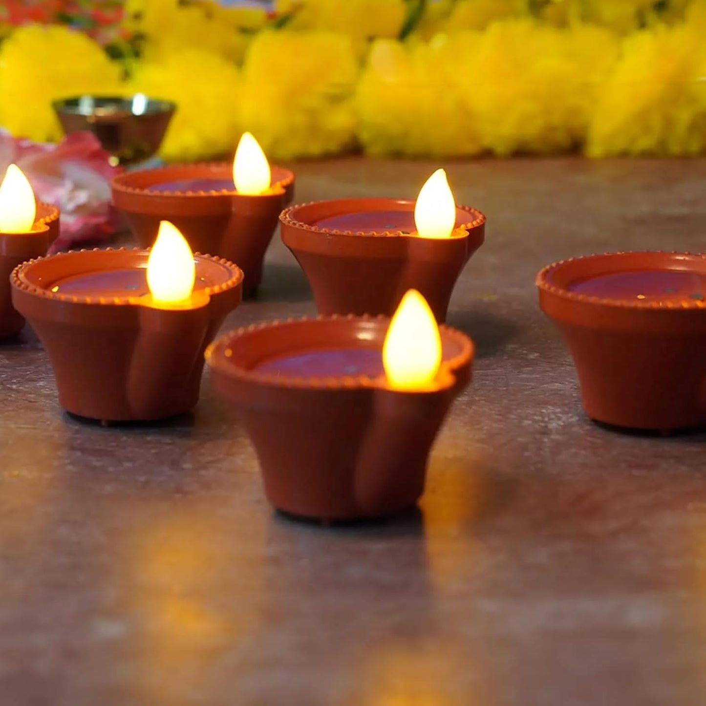 Diwali Special LED Diyas - Water Sensor Technology for Festivals