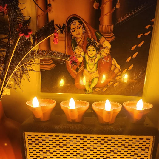 Diwali Special LED Diyas - Water Sensor Technology for Festivals
